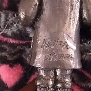 Michael Ricker Pewter Bell,
 Christmas Caroler Fig